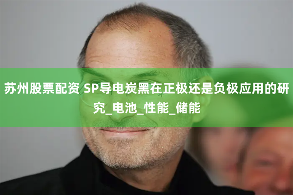 苏州股票配资 SP导电炭黑在正极还是负极应用的研究_电池_性能_储能